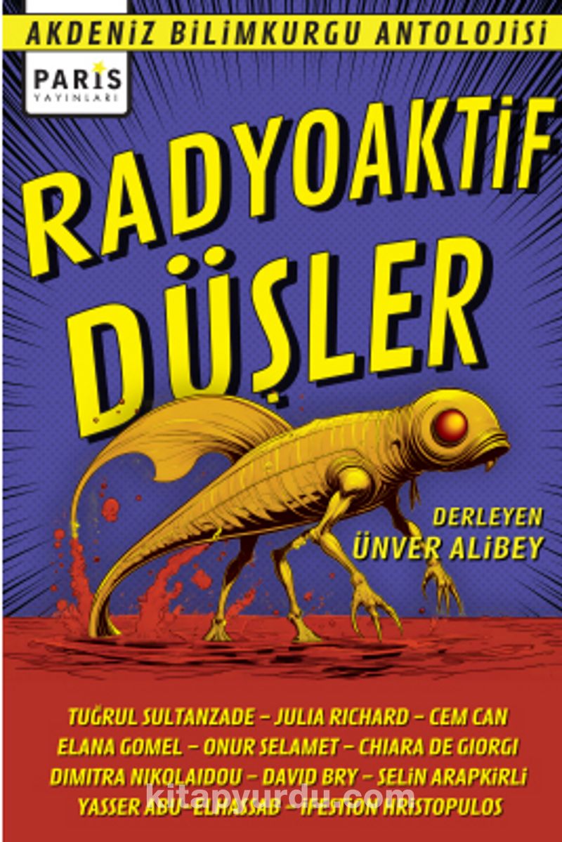 Radyoaktif Düşler – Akdeniz Bilimkurgu Antolojisi kitap kapağı